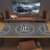 Lugano Fc Mouse Pad Large Gaming Table Cushion Nonslip Laptop Tablet Big Mousepad Xxl Mat Mini Pc Playmat With Lock Edge