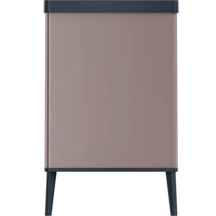 Poubelle sur Pied - VERTO - 54 L - Rose Perle - Curver