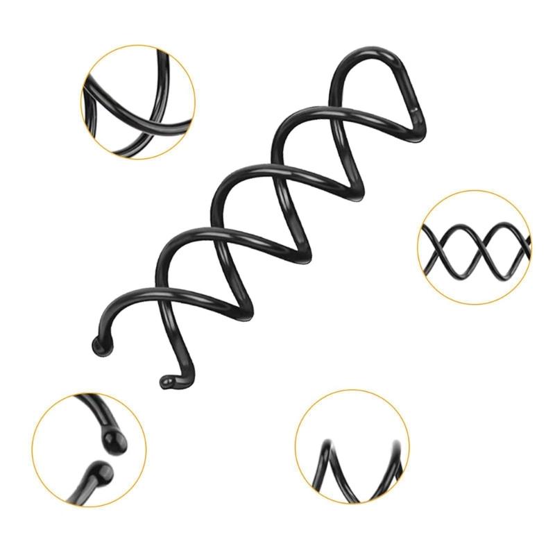 Permanent Metal Twist Hair Screws Set of 10 for Elegant Buns Braids Twist Hairstyles Women Girls Not Slip Hair Clamps