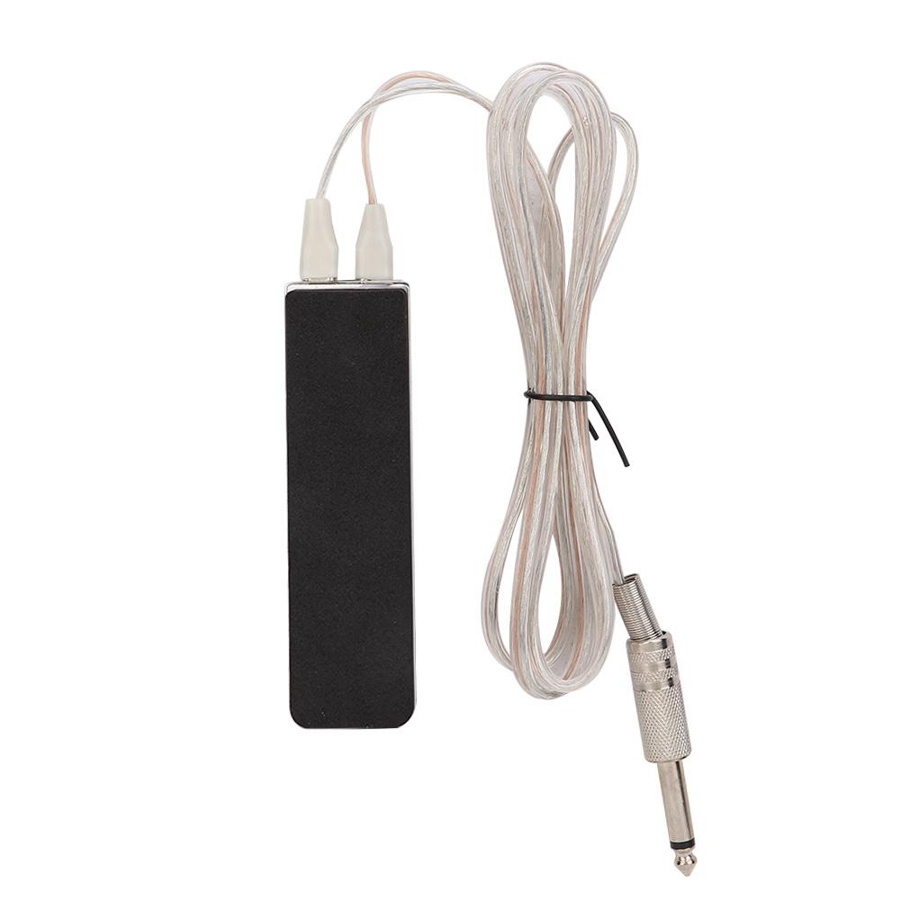 

Педаль из нержавеющей стали, ножной переключатель, аксессуар для тату-машинки, блок питания (Серебряный шнур)