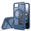 Black Apple 16 Stand Phone Case: 2-in-1 Drop-Proof Magnetic Protective Case for 15 Pro Max.