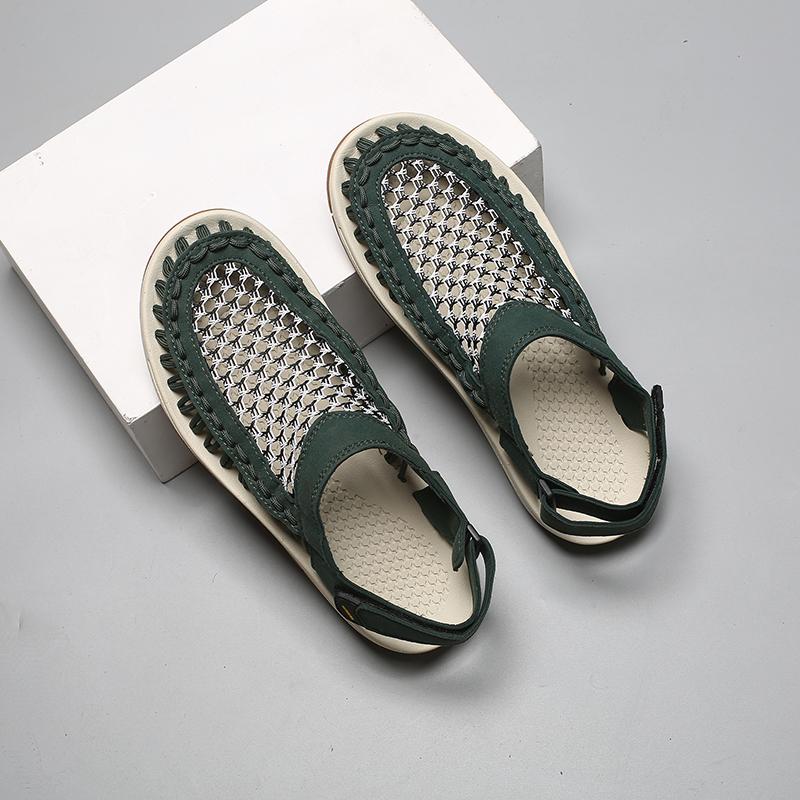 Fashion Outdoor Men's Trendy Casual Sandals Non Slip Beach Water Shoes Breathable Sports Wading Aqua Shoes New Male Soft Sole Sandaly