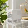 Automatic Grain Shell Separator Electric Birdseed Separator, Bird Feed Blowing Machine, Waste Collector Millet Husk Remover for Parrots Cockatiels