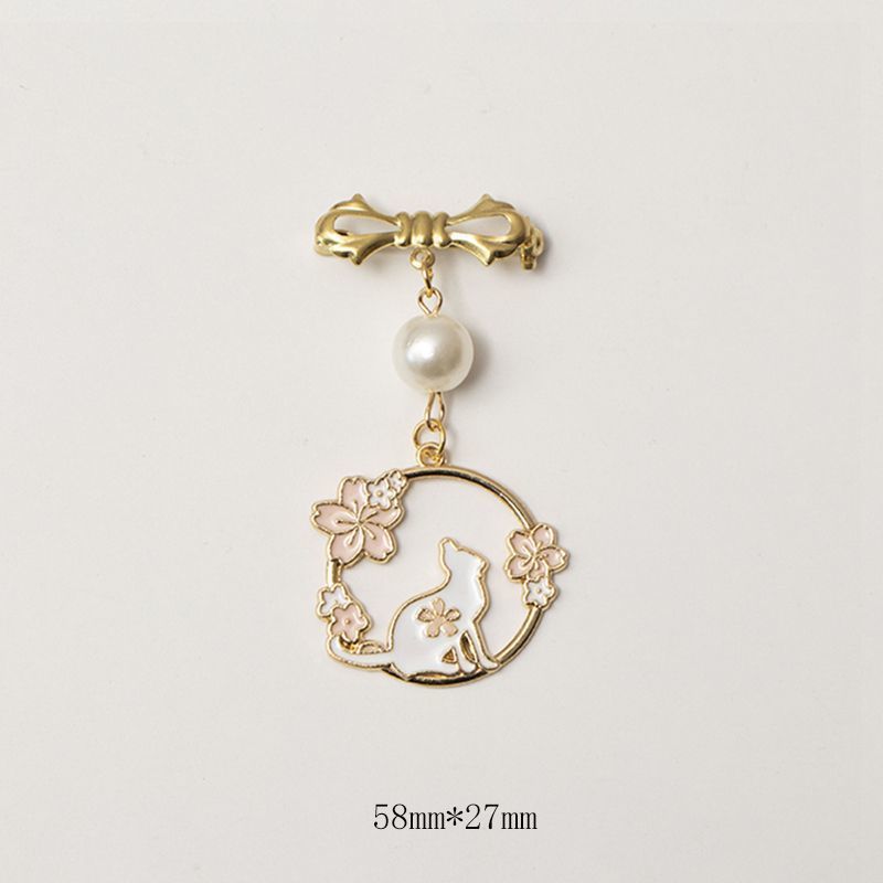Китайский стиль середина месяца сказочный олень карп вырезка хорошее значение декоративная мультяшная брошь Ханьфу китайский стиль шелк фиксированная булавка