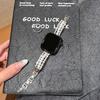 Bling metal Strap For Apple Watch band women 40mm 41mm 38mm 42mm 44mm 45mm 46mm starp