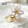 Clothing Repair Kits for Sewing Pearl Flower Button Cover, Clip on Covers Women, Detachable Shirt Unique Gift Fillers Crafters Clips, White