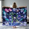 Bluelock Print Flannel Blanket High Quality Warm Comfortable Cover for All Seasons Perfect for Gifts Home Decor