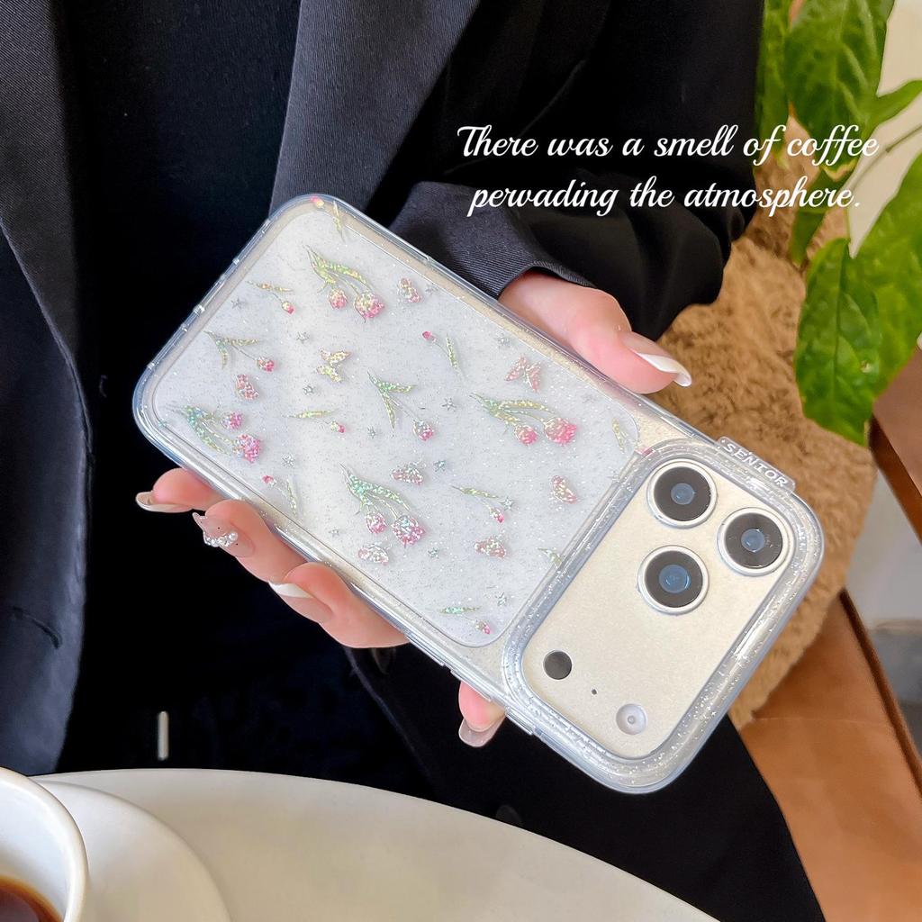 IMD Full-Screen Tulip Case for iPhone 17 Pro/15 Pro Max/16 PM