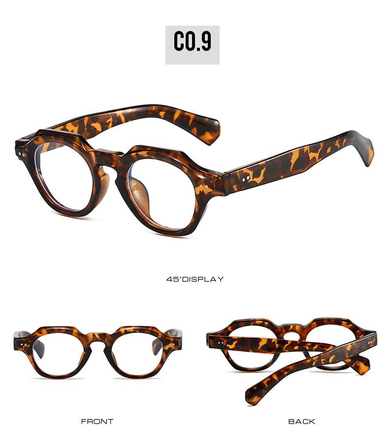 New Fashion Oval Sunglasses Vintage Polygonal Frame UV400 Protection Retro Designer Driving Shades
