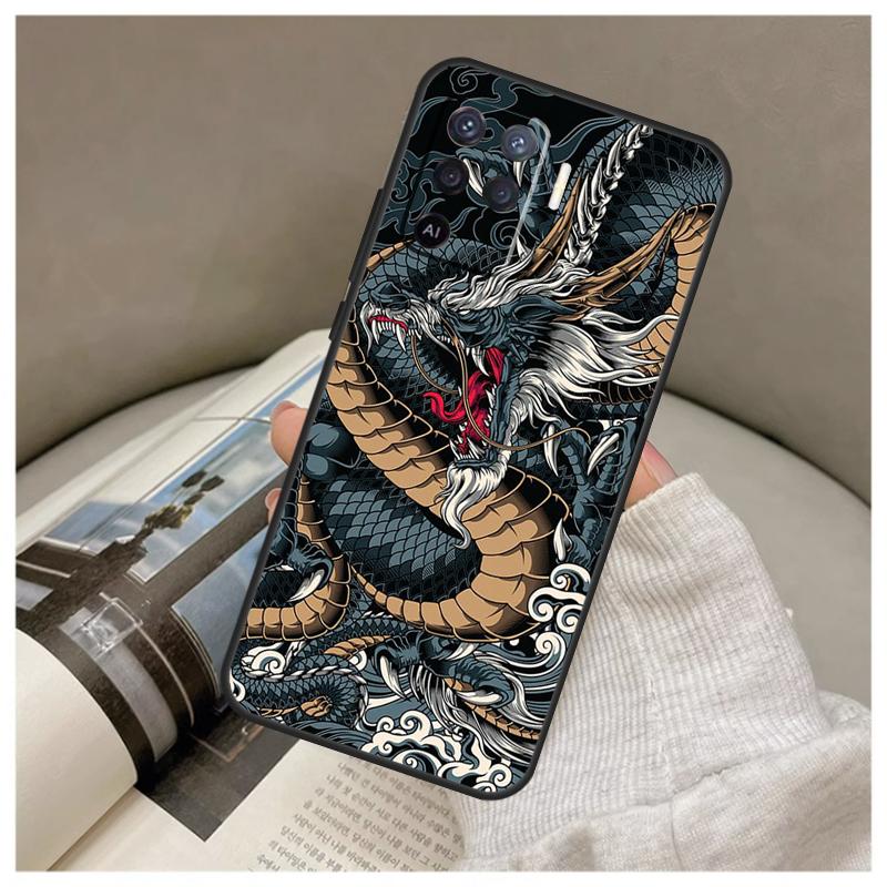 

Chinese Dragon Case For Oppo A5 Pro A38 A58 A78 A98 A54 A74 A94 A18 A57 A17 A77 A80 A60 A40 A96 A76 A16 A15 OPPO A16