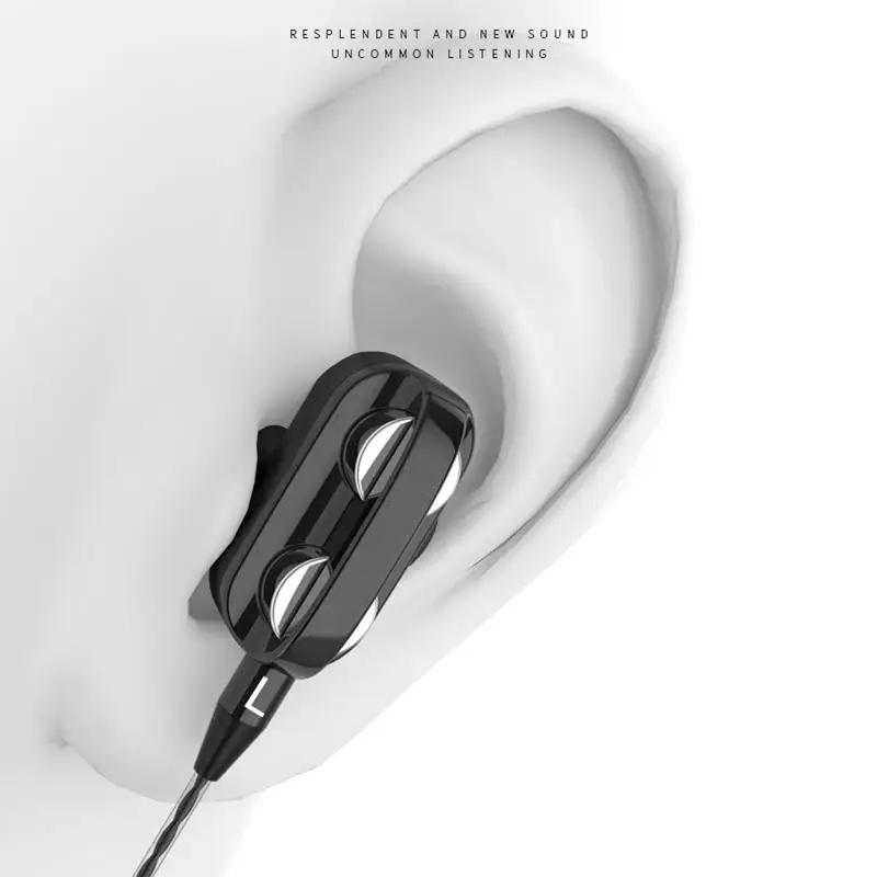 Sport In Ear Design HIFI Wired D Stereo Dual Driver