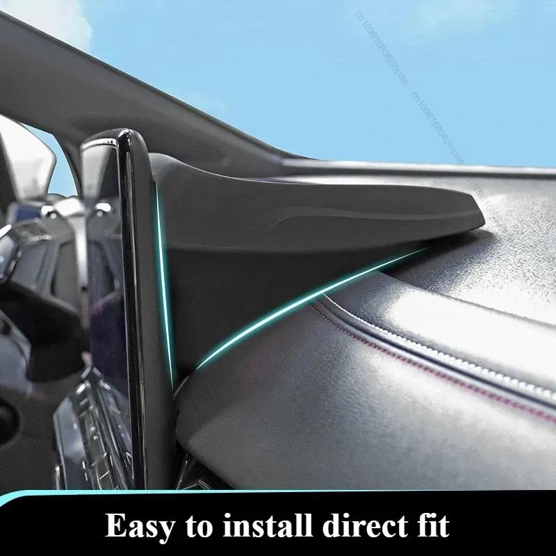 Silicone Dashboard Rear Storage Box Fit For Volkswagen VW ID.3 ID.4 ID.4X ID.6 CROZZ Car Trument Storage Box No Noise