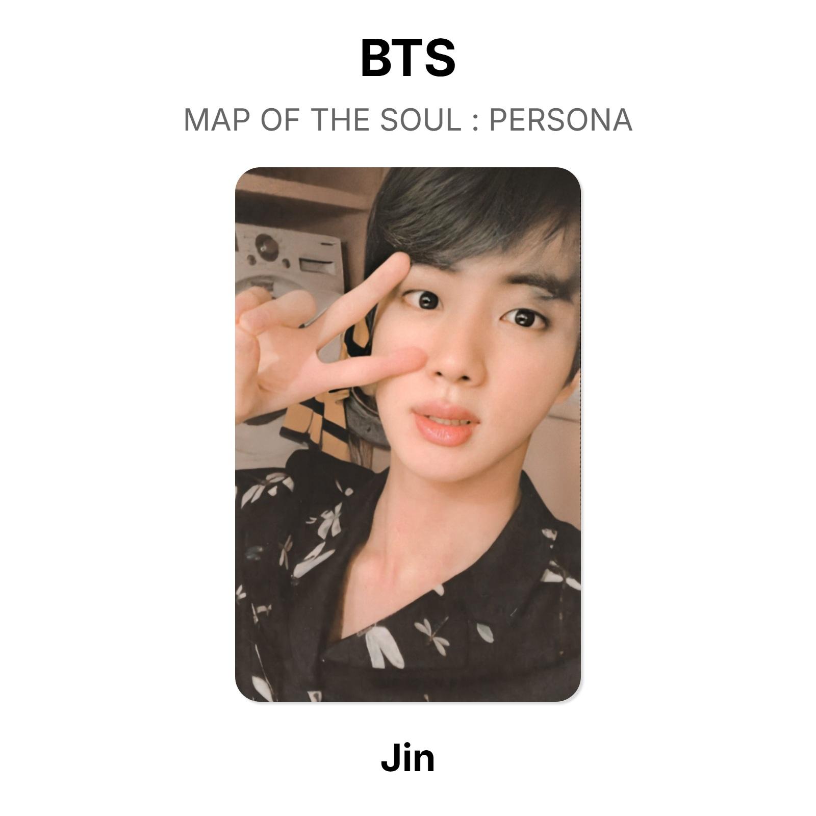 КАРТА ДУШИ BTS : Официальная фотокарточка PERSONA Jin 03