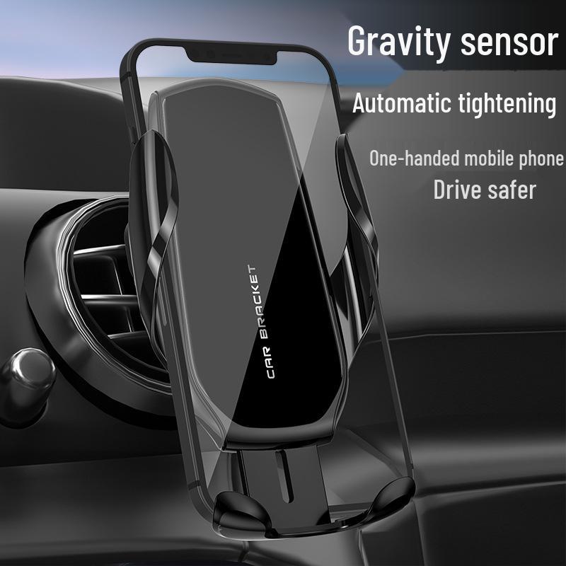 Magic Clip M6 Gravity Phone Holder: Automatic Clamping Air Vent Mount for Cars