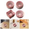 Ceramic Tea Cup ,Kung Fu Teacup with Pet, Traditional, Portable, Piggy Statue Miniature Figurine
