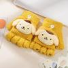 Cartoon Baby Chick Unisex Flip-Top Warm Gloves for Kids - Autumn/Winter