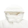 Skechers Diamond Series Warm Windproof Comfortable Detachable Hooded Zipper Long Sleeve Down Jacket Women outerwear Cotton-Candy-White L423W147-0074