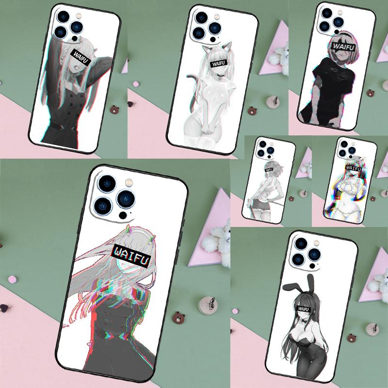 Sugoi Senpai Anime Waifu Sexy Girl Case For iPhone 17 Pro Max 16 14 13 12 11 15 Pro Max Plus 12 13 Mini 16e 17 Air Back Cover