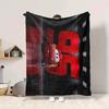 1Pc Through Night Flannel Blanket, Soft And Comfortable, Casual Warm, Camping Travel, Christmas, Halloween Xmas Gift S1850