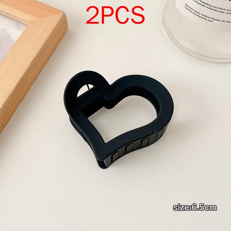 (87 Styles) 2pcs/ Set New Large Jelly Color Hair Clip Acrylic Hair Claw Shark Clamp For Women Girls Fashion Summer Updo Headwear Hair Accessories