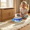 Montessori Instrument Hand Drum Toys Percussion Instrument Wood Kids Drum Toys  Children Preschool