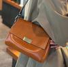 Crossbody women's bagmade of top-grain vegetable-tanned cowhidenew fashion genuine leather shoulder bagretro style messenger bag