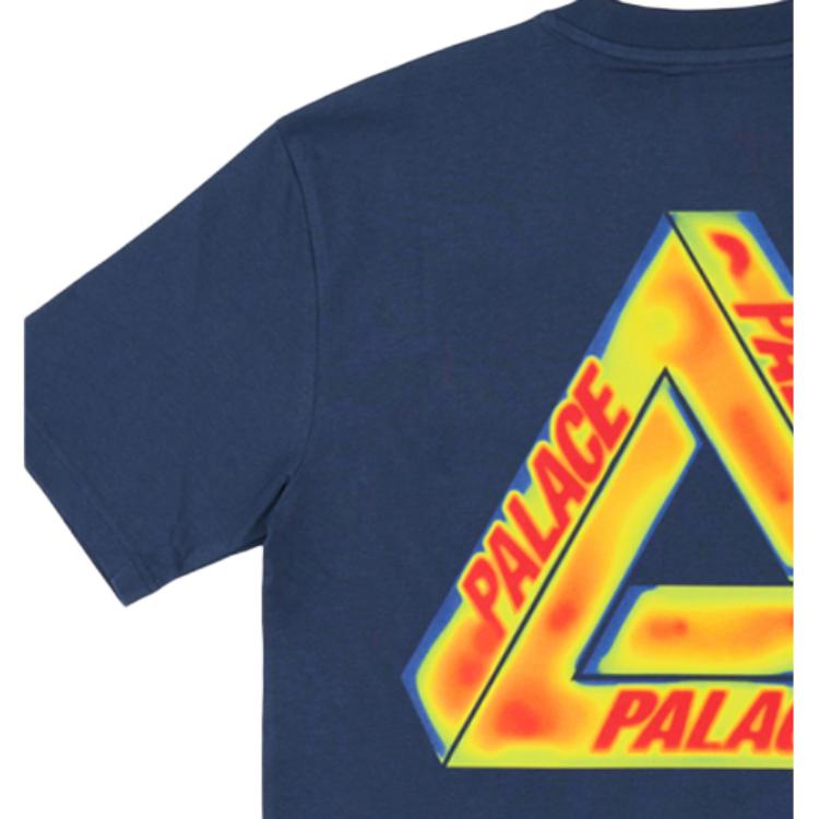 Palace Heat Sensi T-Shirt Navy Unisex Tops Blue P26TS188