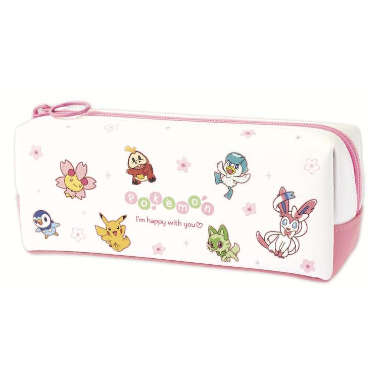 Kamio Japan BOX Sakura Flyer Pen Case Pen Pouch Pencil Case Small Item Case 060363 Pokémon Multi-Case