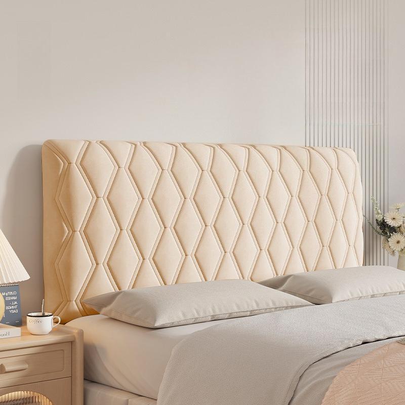 New Breathable Headboard Cover with Soft Bag Thickened Anti-collision Clip Cotton Dust-proof Bed Cover Suitable for All Seasons