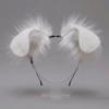 Furry Gothic Headband Animal Lolita Ears Headwear Practical Cosplay Headband  Children
