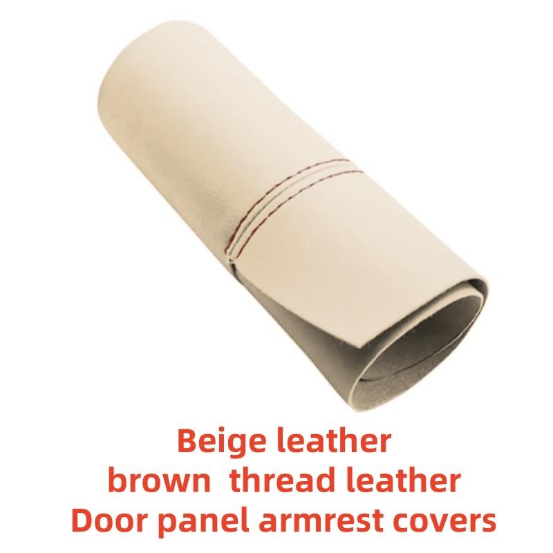 Khaki Beige leather Door panel armrest covers Black For Volkswagen Golf 4 MK4 Jetta Bora 1998 1999 2000 2001 2002 2003 2004 2005