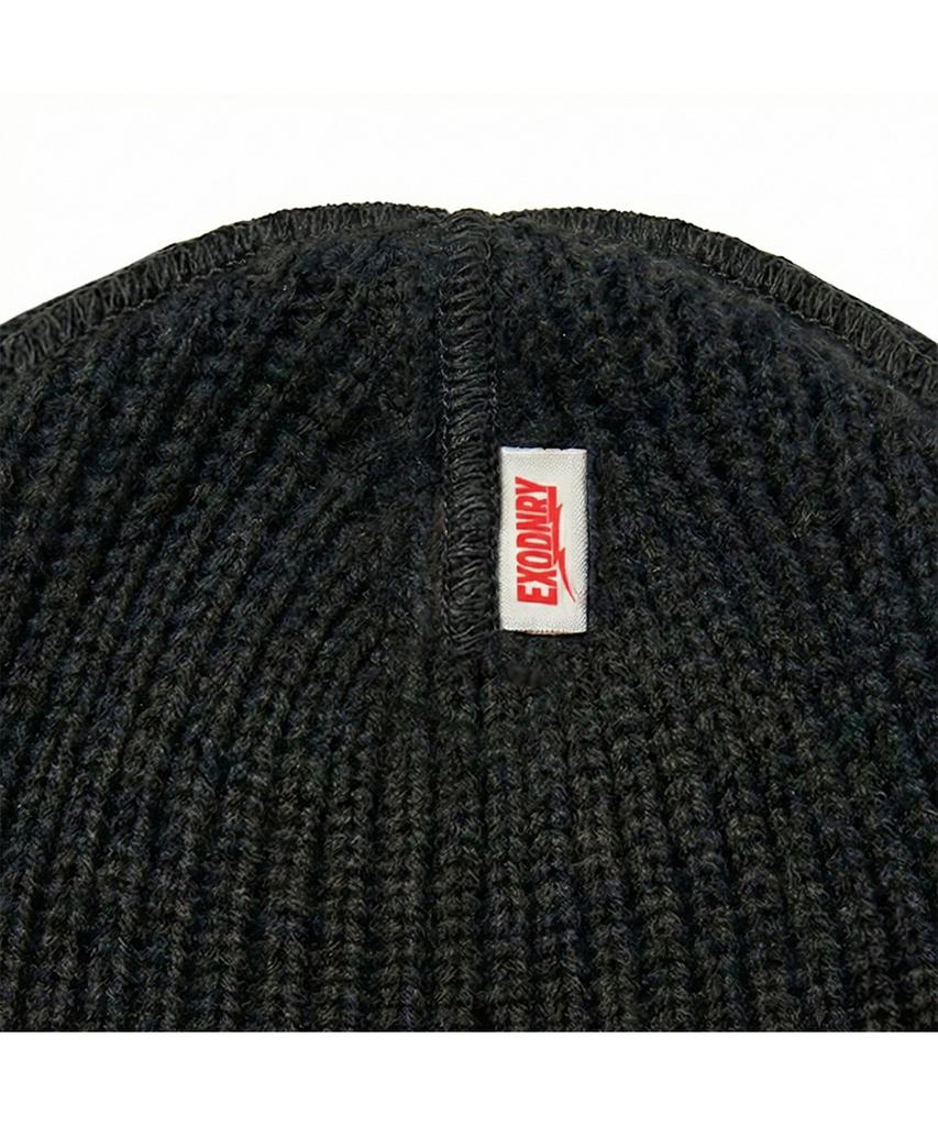 EXTRAORDINARY Reversible Blank Beanie Black