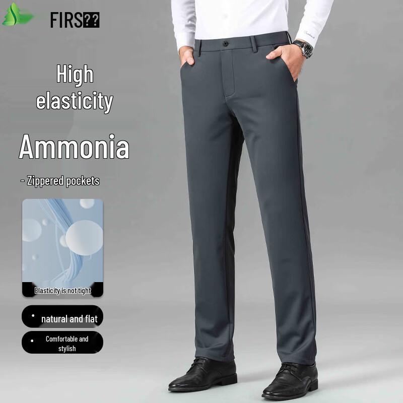 

FIRS Men s High-Elastic Straight-Leg Business Casual Pants 38