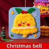 Non-Woven Fabric Christmas Sewing Kit Fun Threading Handicrafts Christmas Sewing Projects Beginner Friendly