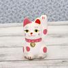 Craftsman House Seto Ware Lucky Maneki-neko (Lucky Color Peach)