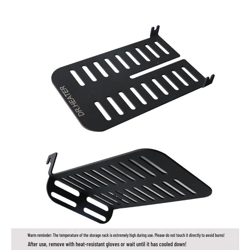 

Multi-Use Heater Storage Rack for Boiling, Grilling, and Heat Fan