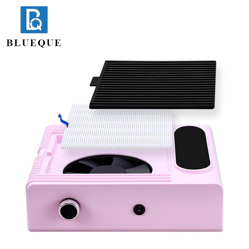 80W High-Power Adjustable Speed Japanese Style Nail Dust Collector with Low Noise and Filter