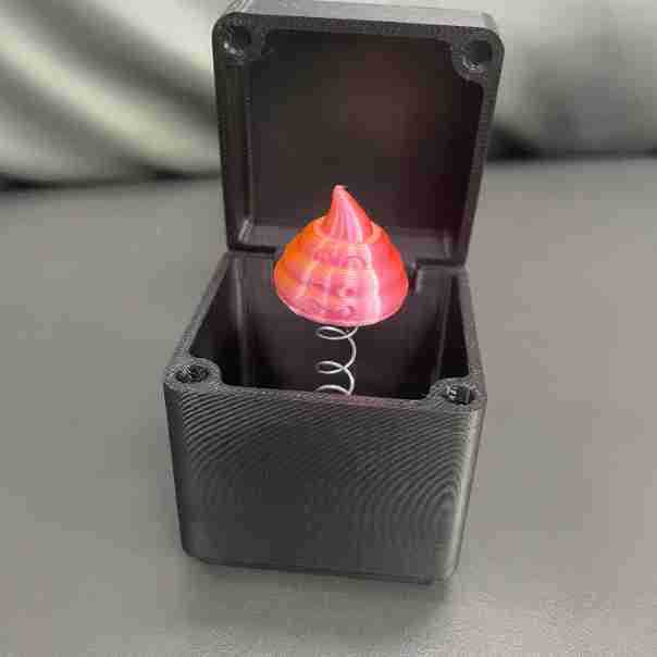 

Surprise Heart Rose Gift Box 3d Printed Plastic Toy Decoration Festivals Gifts Potbellied