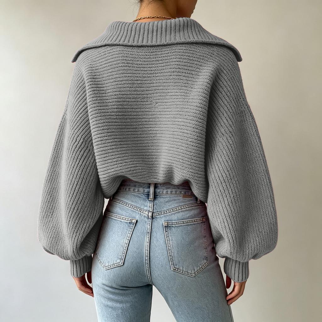 Women's Knit Turtleneck Pullover Sweater