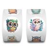 500 Cartoon Owl Swirl Stickers for Journals & DIY Notebooks: Children's Stationery & Sealing Stickers