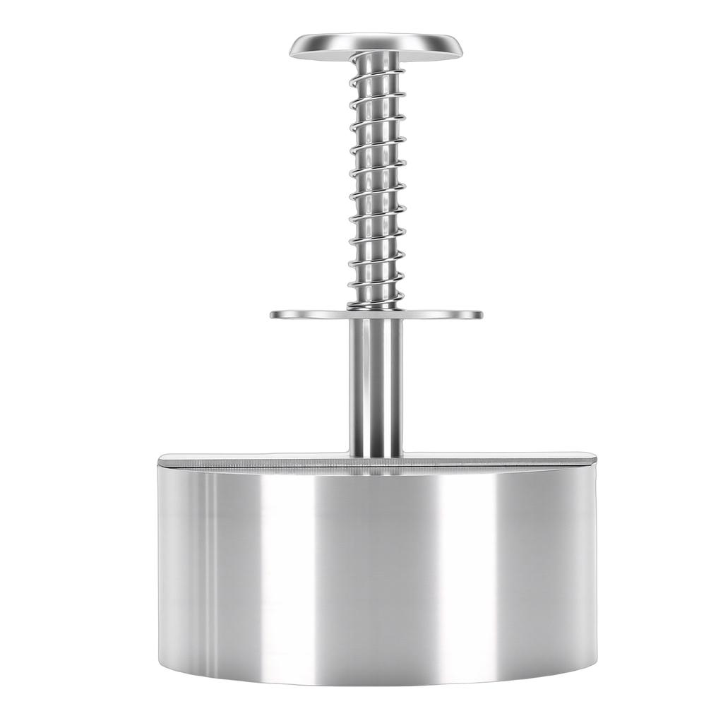 Hamburger Patty Maker 304 Stainless Steel Manual Burger Press Patty Making Mold for Beef Vegetables BBQ 10.15cm 4in