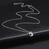 Dreamtimes Cute Cat Pendant Necklace for Women Stainless Steel Children's Fashion Cartoon Animal Jewelry Gift 2025 New