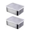 600ml Stainless Steel Refrigerator Food Storage Box With Plastic Lid Prepare Food Freshness Preservation Box Picnic Box