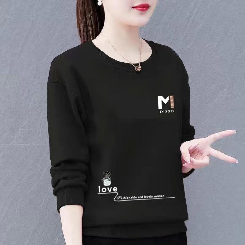 Sweatshirt à col rond doublé polaire pour femme - Collection Automne/Hiver 2024