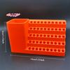 S-1Pc Screwdriver Head Storage Toolbox Hole Board Screwdriver Stand Hex Shank Organiser Drill Holder 50 Holes Bit Organiser