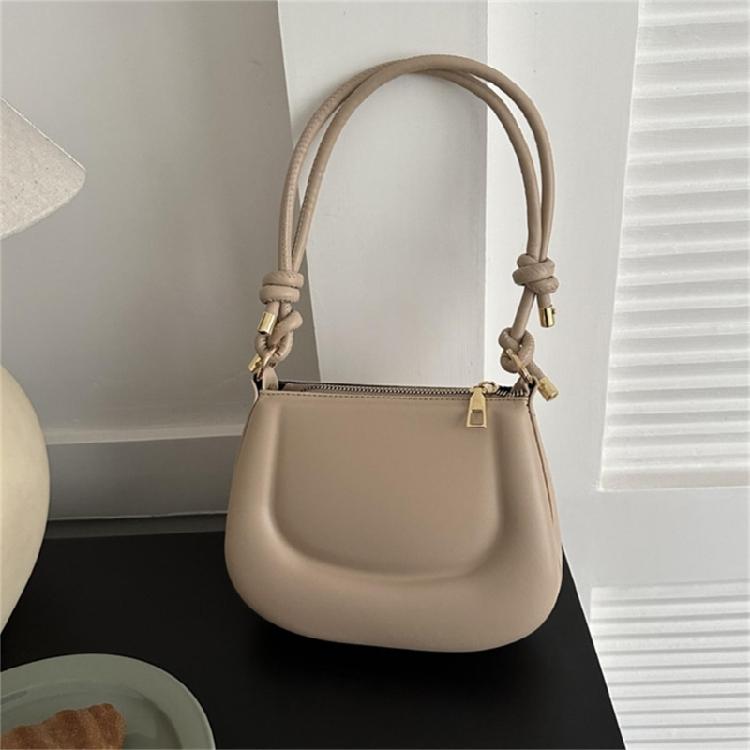 Leather Tote Bags Solid Color Handbag Armpit Bags Versatile Shoulder Bags