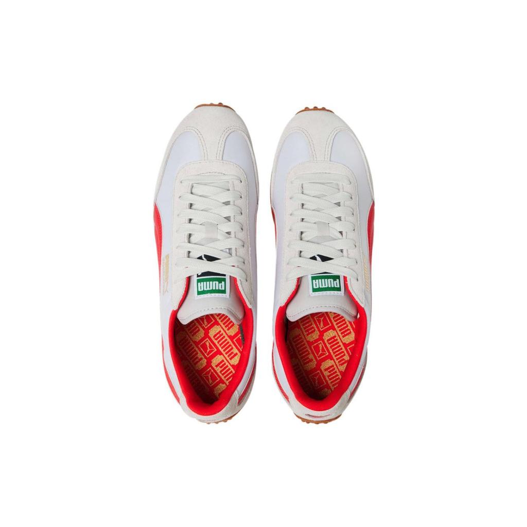 Puma Whirlwind Classic Leather Casual Sneakers Unisex Sneakers Gray Red 374849-10