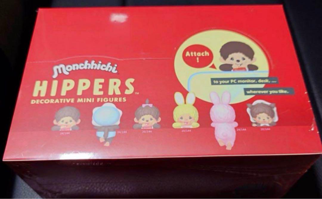 

[Б/У] Ассортимент Hippers Monchhichi 1 коробка в термоусадочной пленке (12 шт.)