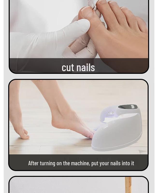 Portable Quick-Dry LED U-Shaped Nail Lamp for Gel Polish