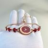 Pull Type Women's Bracelet Watch Exquisite Quartz Wristwatch Ladies Business Watches  Female